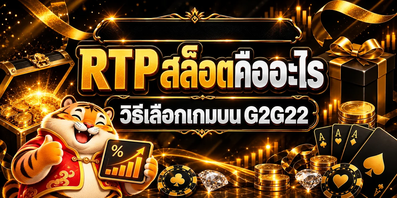 G2G22 RTP สล็อตคืออะไร | วิธีเลือกเกมสำหรับมือใหม่